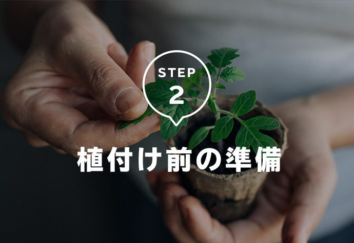 STEP2 植付け前の準備